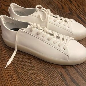 Essentials White Tennis Low Sneakers
